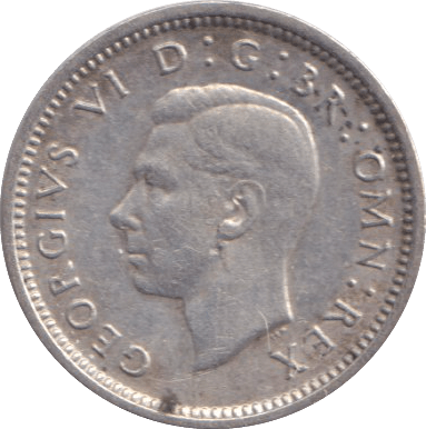 1938 THREEPENCE ( EF ) - THREEPENCE - Cambridgeshire Coins