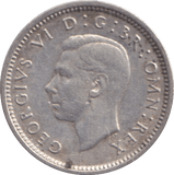 1938 THREEPENCE ( EF ) - THREEPENCE - Cambridgeshire Coins