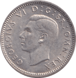 1938 THREEPENCE ( UNC ) 2 - Threepence - Cambridgeshire Coins