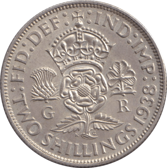 1938 TWO SHILLING ( EF ) - FLORIN - Cambridgeshire Coins