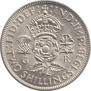 1938 TWO SHILLINGS ( UNC ) - TWO SHILLINGS - Cambridgeshire Coins