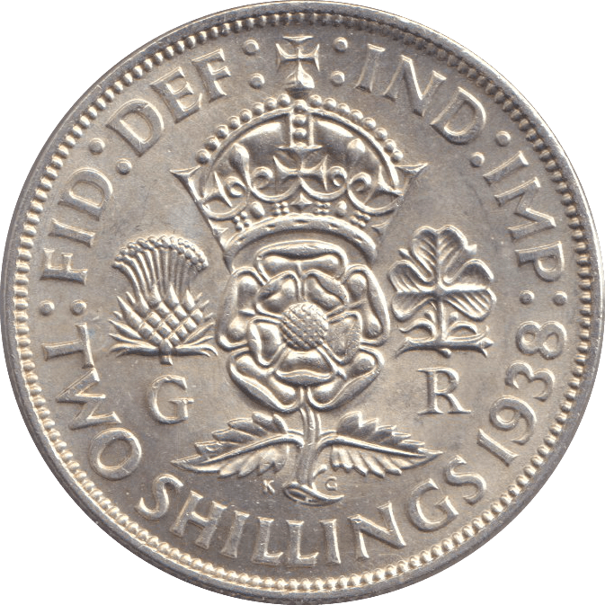1938 TWO SHILLINGS ( UNC ) - TWO SHILLINGS - Cambridgeshire Coins