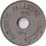 1939 10 MILES PALESTINE - WORLD COINS - Cambridgeshire Coins