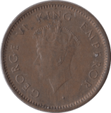 1939 1/12 ANNA INDIA - WORLD COINS - Cambridgeshire Coins