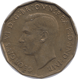 1939 BRASS THREEPENCE ( AUNC ) - THREEPENCE - Cambridgeshire Coins