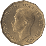 1939 BRASS THREEPENCE ( UNC ) - Threepence - Cambridgeshire Coins