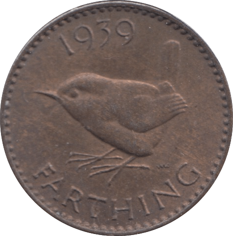 1939 FARTHING ( AUNC ) - Farthing - Cambridgeshire Coins