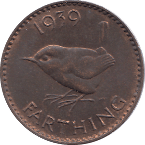 1939 FARTHING ( UNC ) - FARTHING - Cambridgeshire Coins