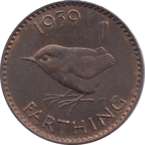 1939 FARTHING ( UNC ) - FARTHING - Cambridgeshire Coins