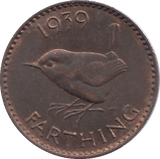 1939 FARTHING ( UNC ) - FARTHING - Cambridgeshire Coins