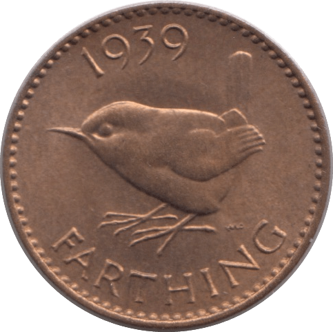 1939 FARTHING ( UNC ) - Farthing - Cambridgeshire Coins