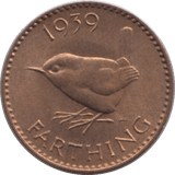 1939 FARTHING ( UNC ) - Farthing - Cambridgeshire Coins