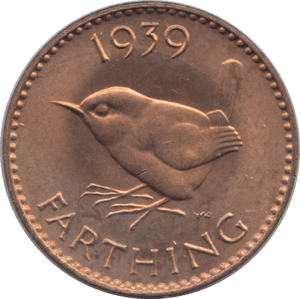 1939 FARTHING ( UNC ) - Farthing - Cambridgeshire Coins
