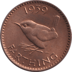 1939 FARTHING ( UNC ) - FARTHING - Cambridgeshire Coins