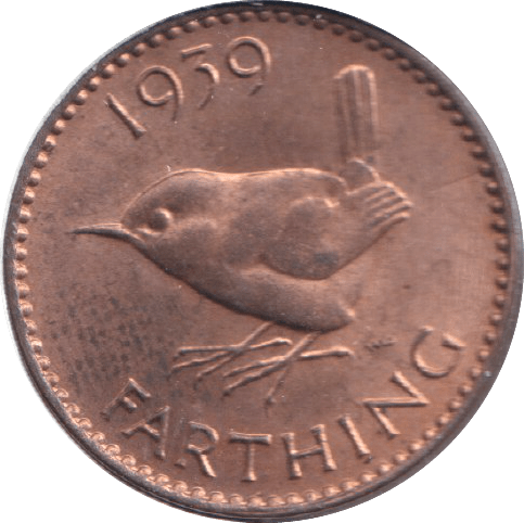 1939 FARTHING ( UNC ) - WORLD COINS - Cambridgeshire Coins
