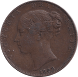 1939 FARTHING ( VF ) - FARTHING - Cambridgeshire Coins