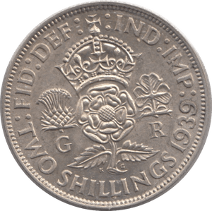 1939 FLORIN ( AUNC ) - FLORIN - Cambridgeshire Coins