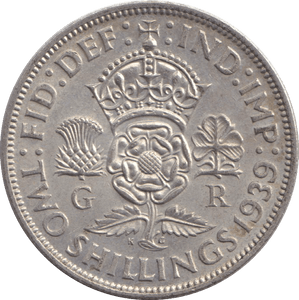 1939 FLORIN ( AUNC ) - FLORIN - Cambridgeshire Coins