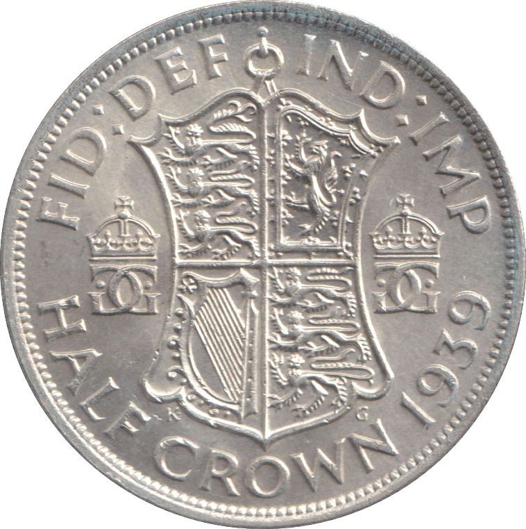 1939 HALFCROWN ( AUNC ) - HALFCROWN - Cambridgeshire Coins