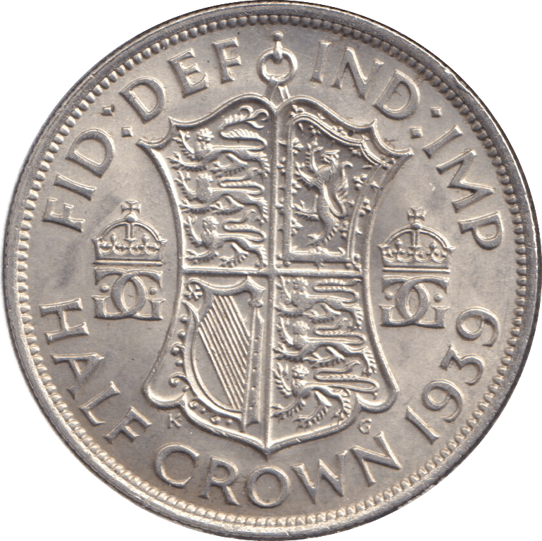 1939 HALFCROWN ( AUNC ) - HALFCROWN - Cambridgeshire Coins