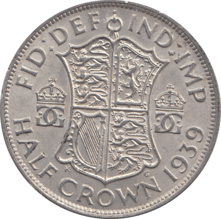 1939 HALFCROWN ( AUNC ) - HALFCROWN - Cambridgeshire Coins