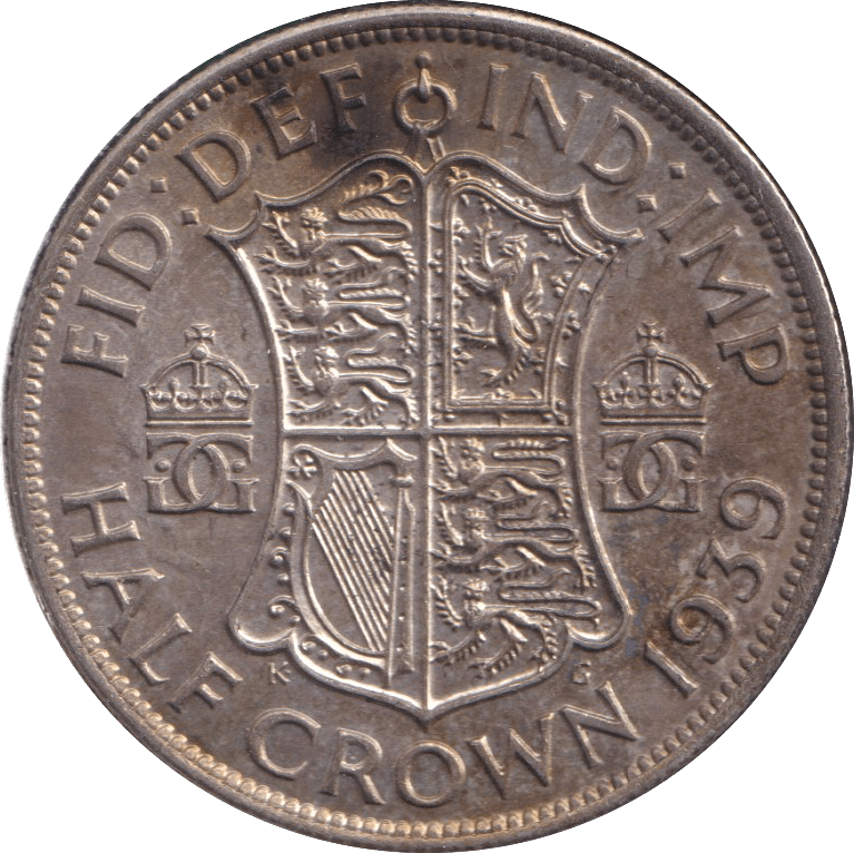 1939 HALFCROWN ( AUNC ) - HALFCROWN - Cambridgeshire Coins