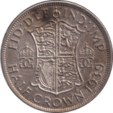 1939 HALFCROWN ( AUNC ) - HALFCROWN - Cambridgeshire Coins