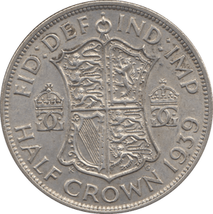 1939 HALFCROWN ( EF ) - Halfcrown - Cambridgeshire Coins