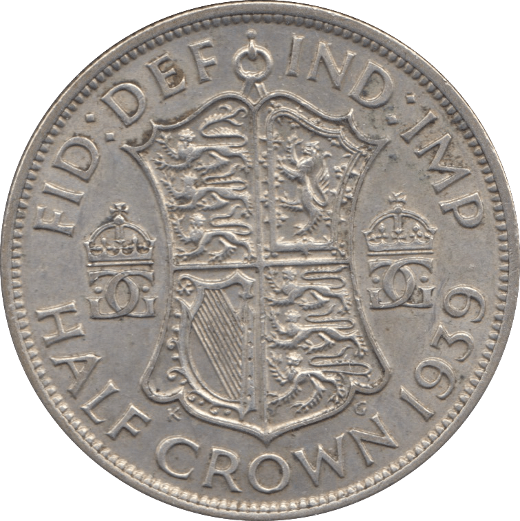 1939 HALFCROWN ( EF ) - Halfcrown - Cambridgeshire Coins