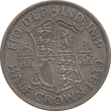 1939 HALFCROWN ( GVF ) - Halfcrown - Cambridgeshire Coins