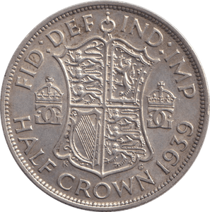 1939 HALFCROWN ( GVF ) - HALFCROWN - Cambridgeshire Coins