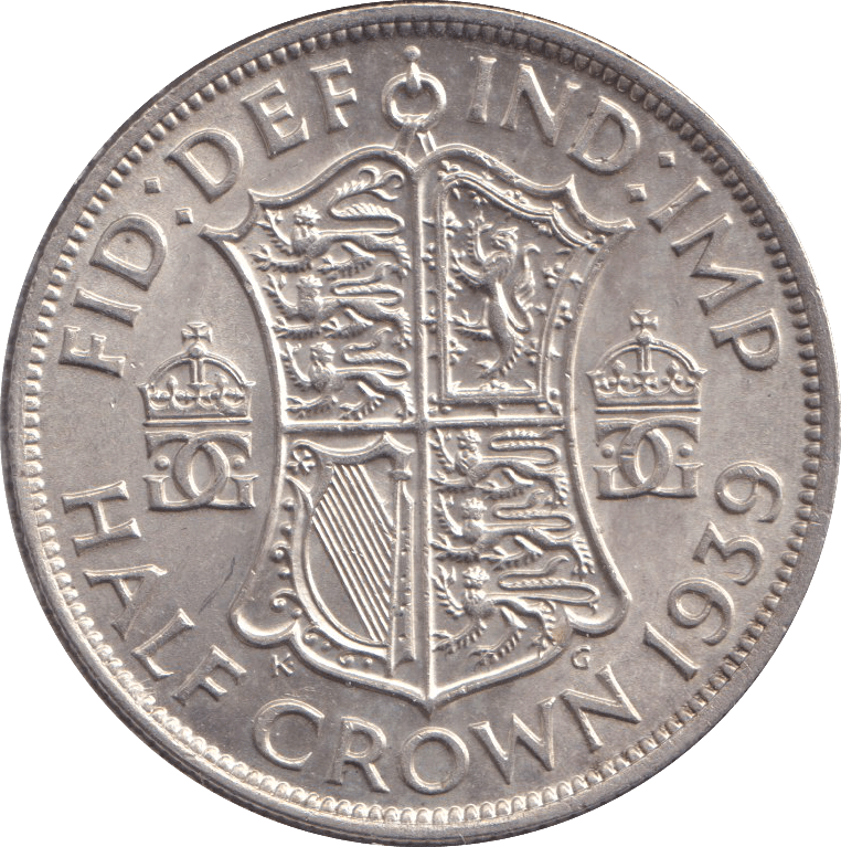 1939 HALFCROWN ( UNC ) - HALFCROWN - Cambridgeshire Coins