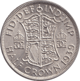 1939 HALFCROWN ( UNC ) - HALFCROWN - Cambridgeshire Coins