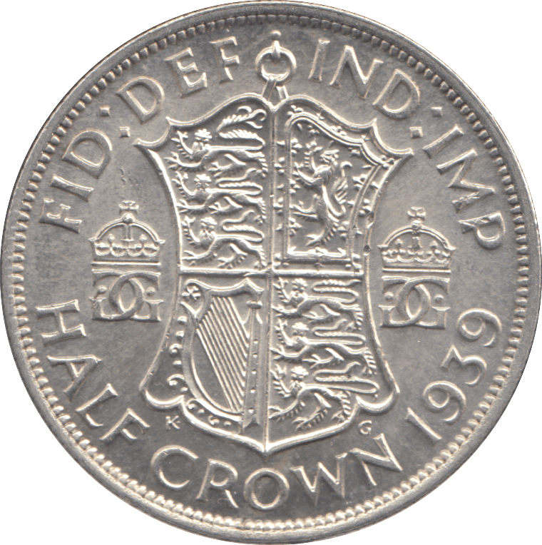 1939 HALFCROWN ( UNC ) - HALFCROWN - Cambridgeshire Coins