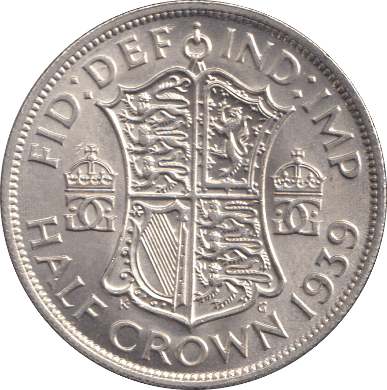 1939 HALFCROWN ( UNC ) - WORLD COINS - Cambridgeshire Coins