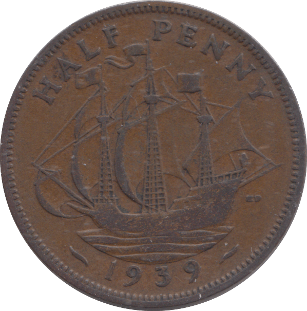 1939 HALFPENNY ( VF ) - HALFPENNY - Cambridgeshire Coins