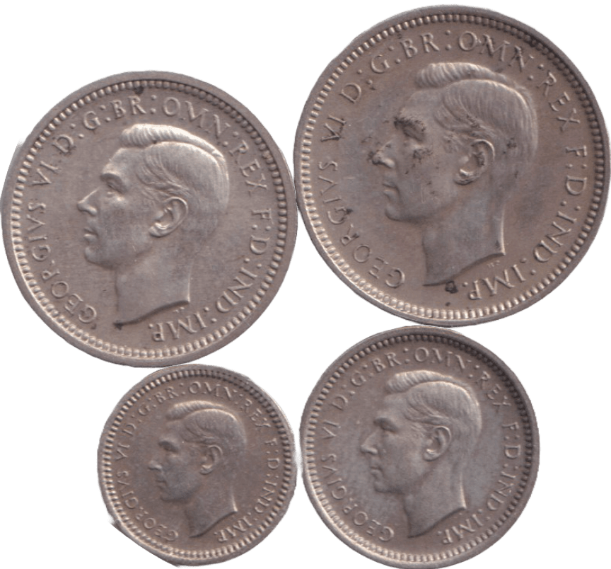 1939 MAUNDY SET GEORGE VI - Maundy Set - Cambridgeshire Coins