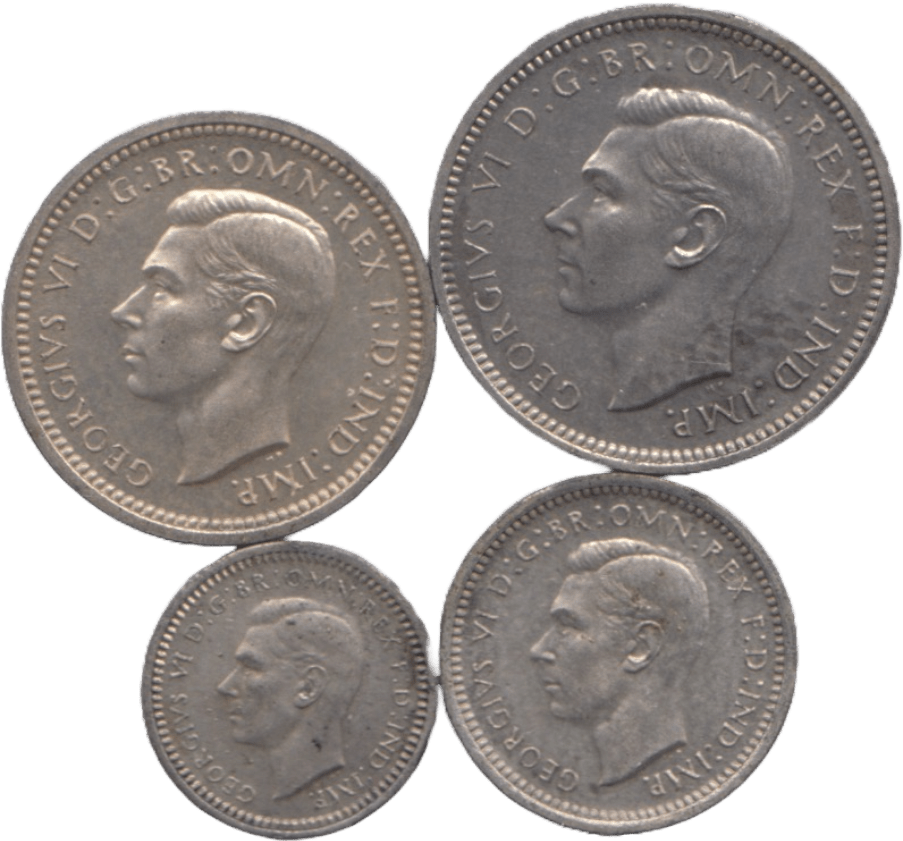 1939 MAUNDY SET GEORGE VI - Maundy Set - Cambridgeshire Coins