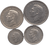 1939 MAUNDY SET GEORGE VI - Maundy Set - Cambridgeshire Coins