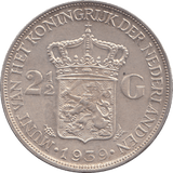 1939 NETHERLAND 2 AND A HALF GULDEN - WORLD COINS - Cambridgeshire Coins
