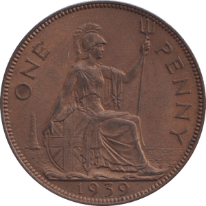 1939 PENNY GEORGE VI ( UNC ) - PENNY - Cambridgeshire Coins