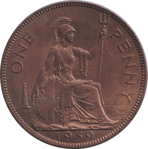 1939 PENNY ( UNC ) - Penny - Cambridgeshire Coins