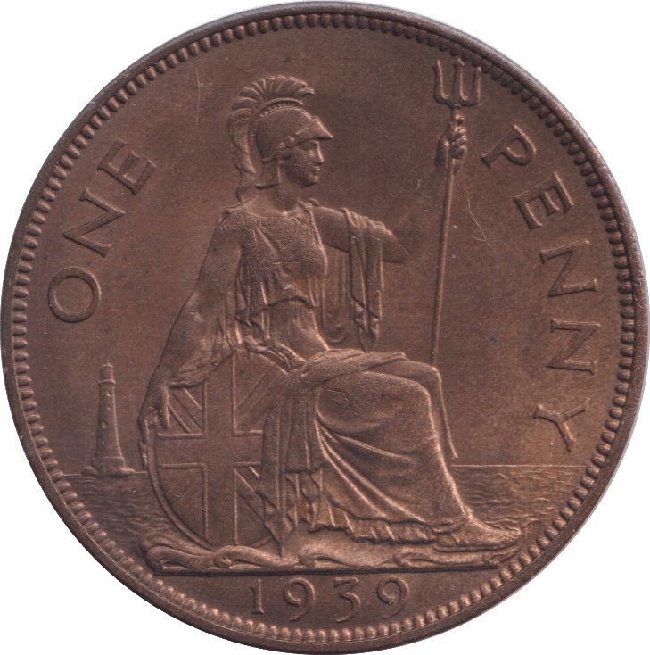 1939 PENNY ( UNC ) - Penny - Cambridgeshire Coins