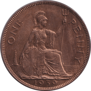 1939 PENNY ( UNC ) - PENNY - Cambridgeshire Coins