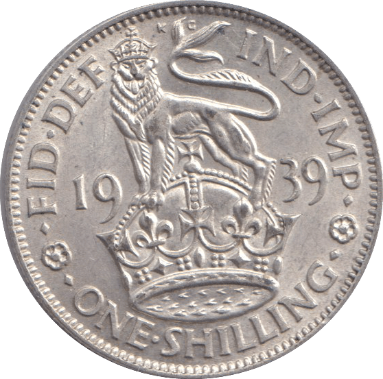 1939 SHILLING ( AUNC ) ENGLISH - SHILLING - Cambridgeshire Coins