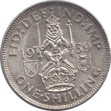 1939 SHILLING ( AUNC ) SCOTLAND - Shilling - Cambridgeshire Coins