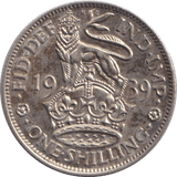 1939 SHILLING ( AUNC ) - SHILLING - Cambridgeshire Coins