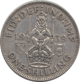 1939 SHILLING ( EF ) - SHILLING - Cambridgeshire Coins