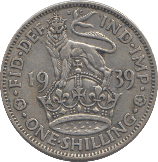1939 SHILLING ( GVF ) - SHILLING - Cambridgeshire Coins