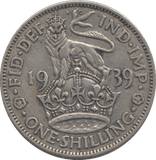 1939 SHILLING ( GVF ) - SHILLING - Cambridgeshire Coins
